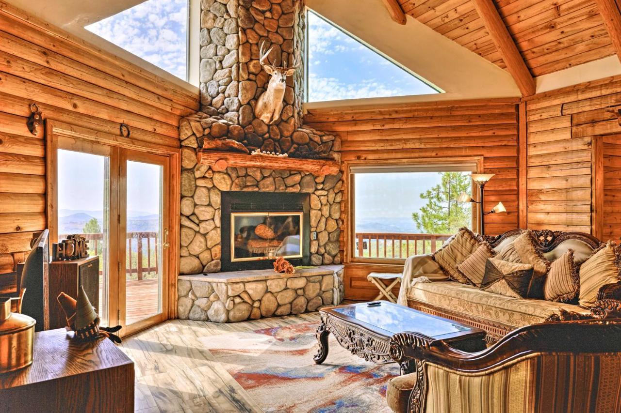 Stunning Log Cabin With Great Views, Firepit, Deck Near Twain Hart Sonora Ngoại thất bức ảnh