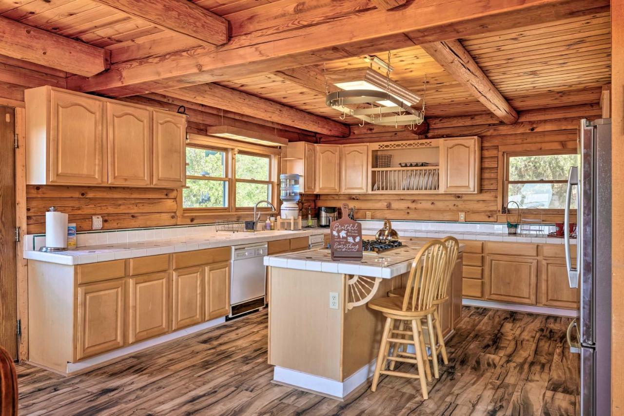 Stunning Log Cabin With Great Views, Firepit, Deck Near Twain Hart Sonora Ngoại thất bức ảnh