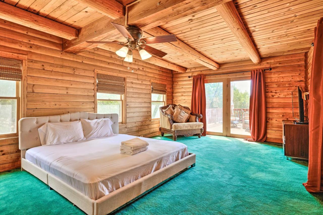 Stunning Log Cabin With Great Views, Firepit, Deck Near Twain Hart Sonora Ngoại thất bức ảnh