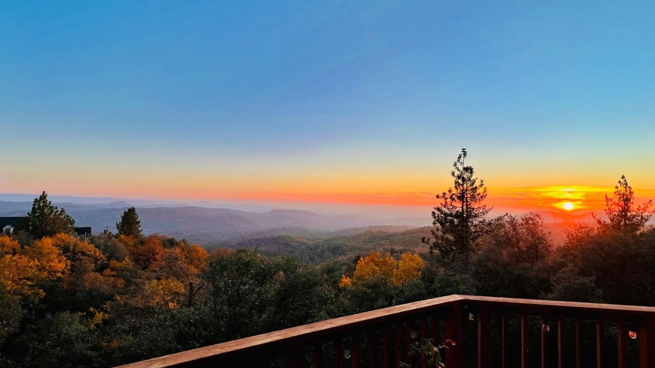 Stunning Log Cabin With Great Views, Firepit, Deck Near Twain Hart Sonora Ngoại thất bức ảnh