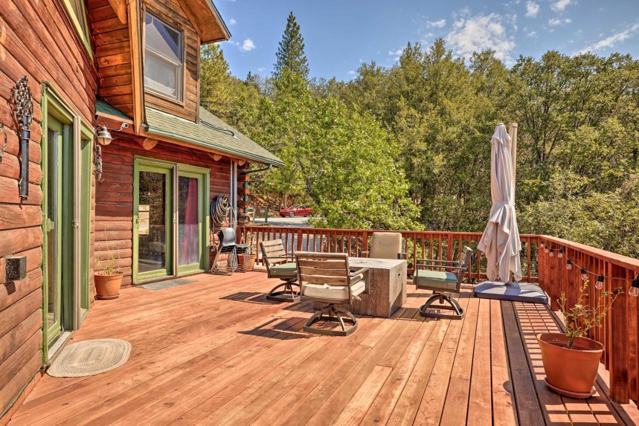 Stunning Log Cabin With Great Views, Firepit, Deck Near Twain Hart Sonora Ngoại thất bức ảnh