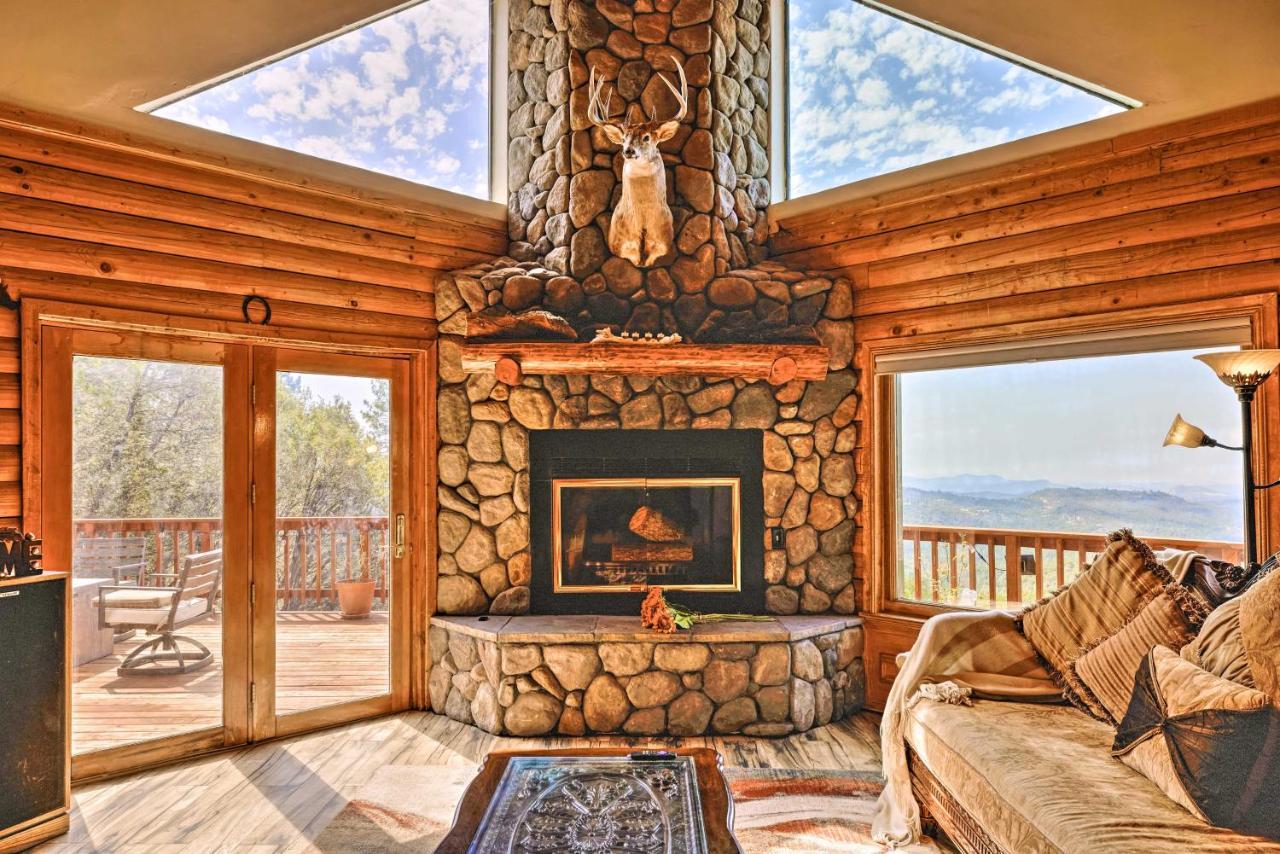 Stunning Log Cabin With Great Views, Firepit, Deck Near Twain Hart Sonora Ngoại thất bức ảnh